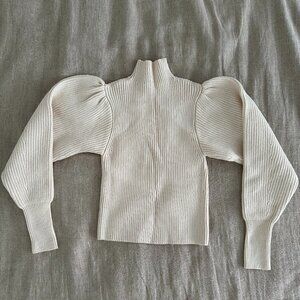 Zara Mock Neck Knit Sweater